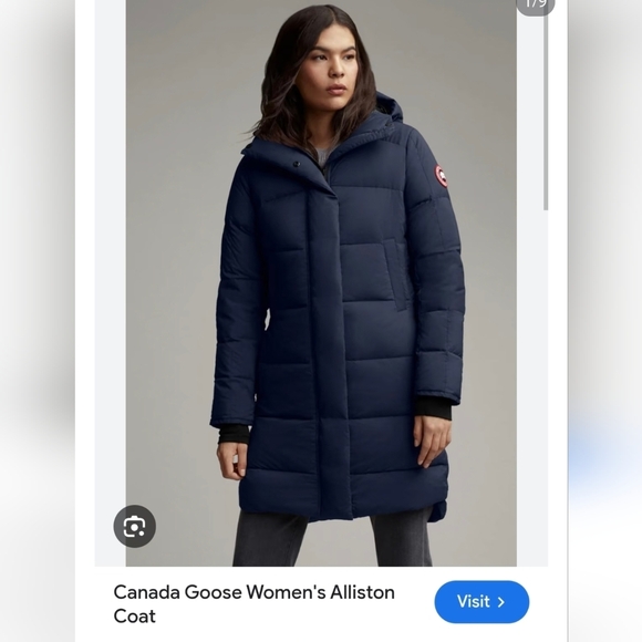 Canada Goose Jackets & Blazers - Canada Goose Women's Dark Blue Puffer Jacket